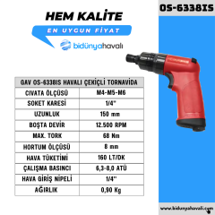GAV OS-6338IS Havalı Çekiçli Tornavida