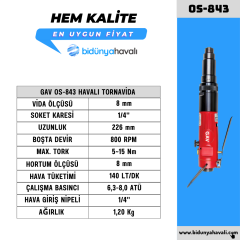 GAV OS-843 Havalı Tornavida