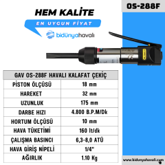 GAV OS-288F Havalı Kalafat Çekiç