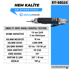 EMAX ET-3011C Havalı Dekupaj Testere