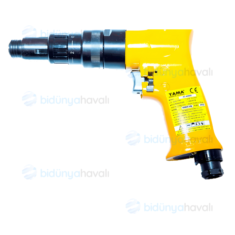 YAMA AT-4080E Havalı Kabzalı Tornavida Dıştan Tork Ayarlı 6 mm