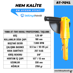 YAMA AT-7041 Havalı Profesyonel Taşlama 180 mm