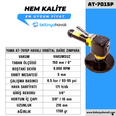 YAMA AT-7015P Havalı Orbital Daire Zımpara 150 mm
