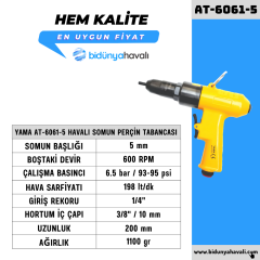 YAMA AT-6061-5 Havalı Somun Perçin Tabancası 5 mm