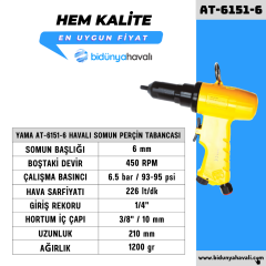 YAMA AT-6151-6 Havalı Somun Perçin Tabancası 6 mm